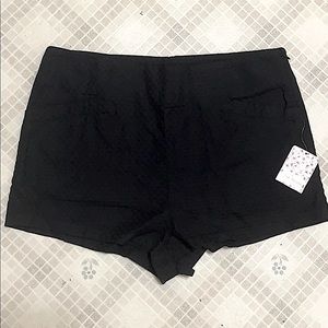 NWT Free People High Waisted Back Side Zip Shorts